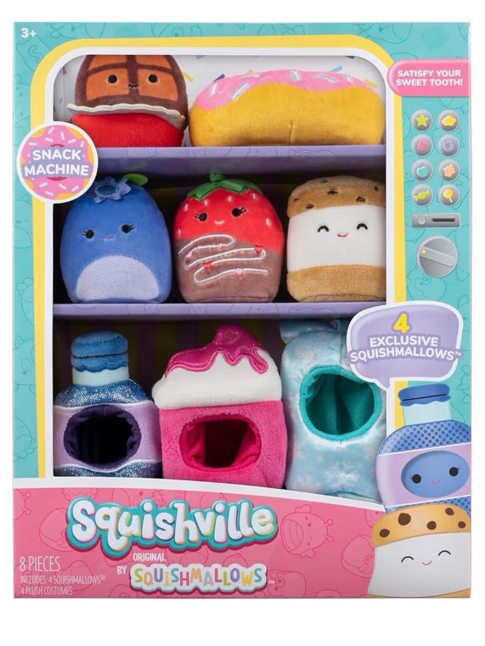 Squishville by Original Squishmallows Snack Machine
Accessory Pack